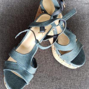 Denim Wedge